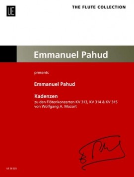 MOZART W.A./PAHUD - CADENCIAS CONCIERTO FLAUTA