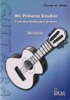 DE SIMONE V. - MIS PRIMEROS ESTUDIOS. 9 estudios fáciles para Guitarra. -INICIACION