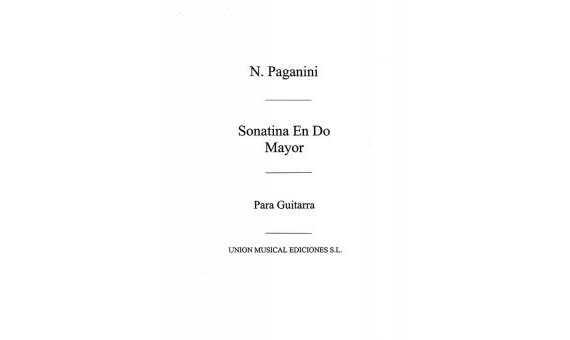 PAGANINI N. - SONATINA DO M (GUITARRA)