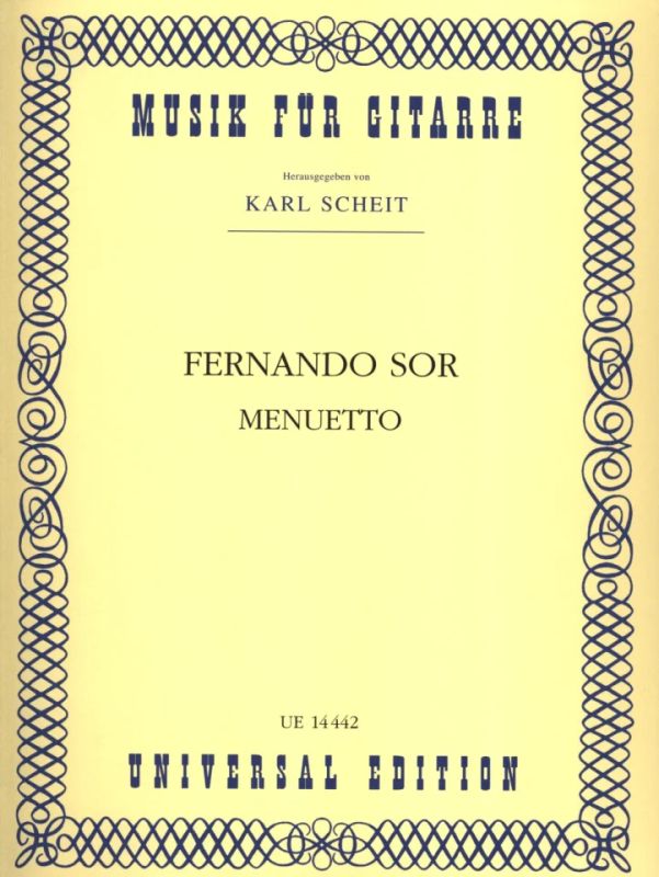 SOR F. - MINUETO DE LA SONATA - OP.25