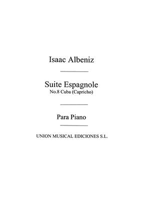 ALBENIZ I. - CUBA,CAPRICHO DE SUITE ESPAÑOLA - OP.47 Nº8