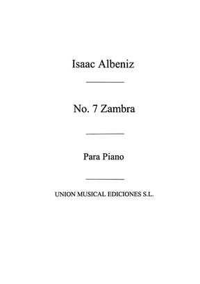 ALBENIZ I. - ZAMBRA DE PIEZAS CARACTERISTICAS - OP.92 Nº7