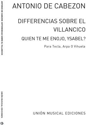 CABEZON A. - QUIEN TE ENOJO ISABEL -