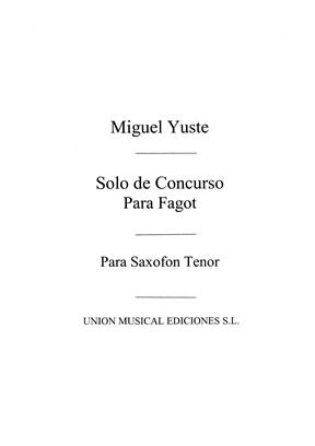 YUSTE M. - SOLO CONCURSO - OP.34