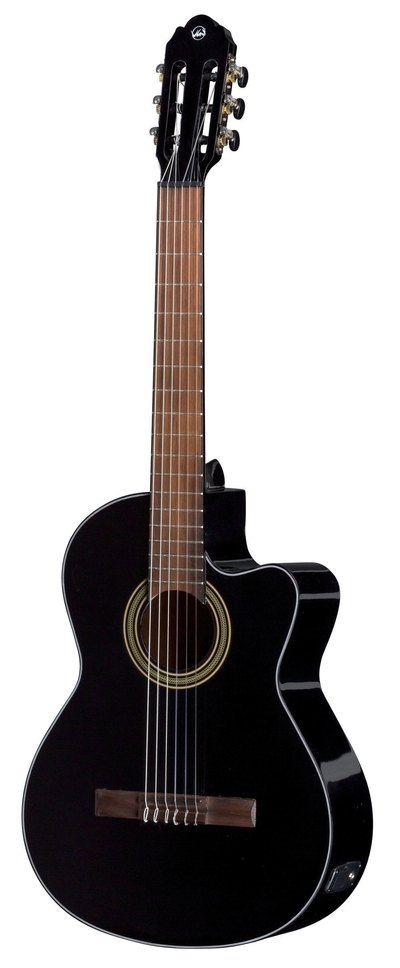 GUITARRA CLASICA -VGS ELECTRO-ACÚSTICA STUDENT NEGRA