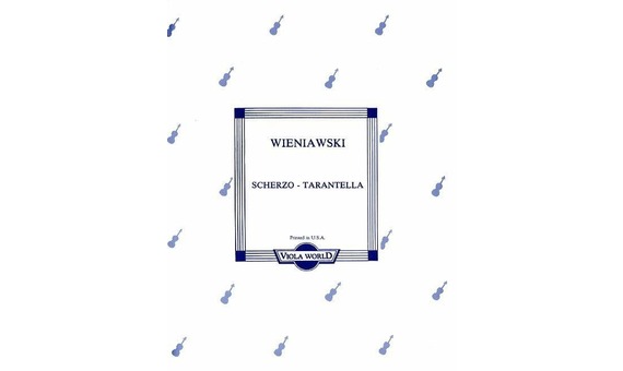 WIENIAWSKI H. - SCHERZO TARANTELA - OP.16 VIOLA Y PIANOVIOLA