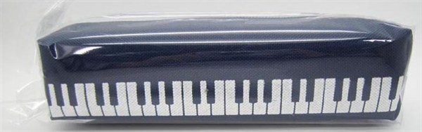 REGALO - ESTUCHE DE TELA AZUL OSCURO CON TECLADO