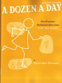 BURNAM E. - A DOZEN A DAY V.5 (INTERMEDIATE)