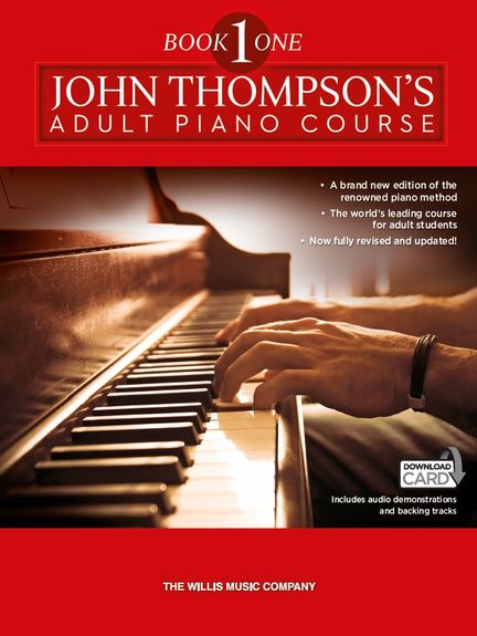 THOMPSON J. - ADULT PIANO COURSE V. 1(PRE) +(DESCARGA) DOWLAND CARD