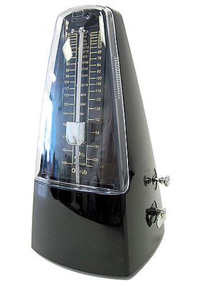 REGALO- METRONOMO TRANSPARENTE NEGRO