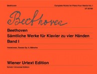 BEETHOVEN L.V. - OBRAS V.1 URTEXT -PIANO 4 MANOS