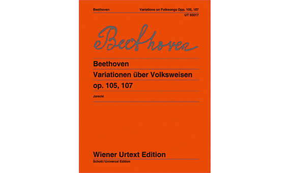 BEETHOVEN L.V. - VARIACIONES SOBRE MELODIAS POPULARES OP. 105 Y 107 URTEXT -