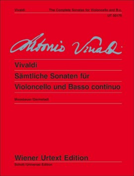 VIVALDI A. - SONATAS COMPLETAS VIOLONCHELO URTEXT