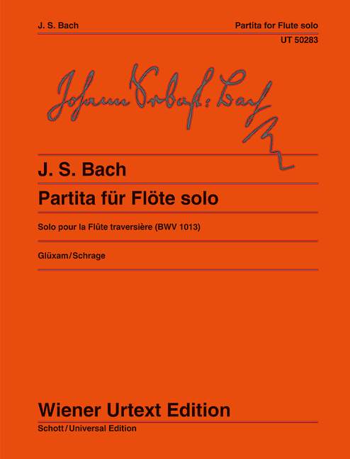 BACH J.S. - PARTITA LA m BWV 1013 URTEXT (FLAUTA SOLA)