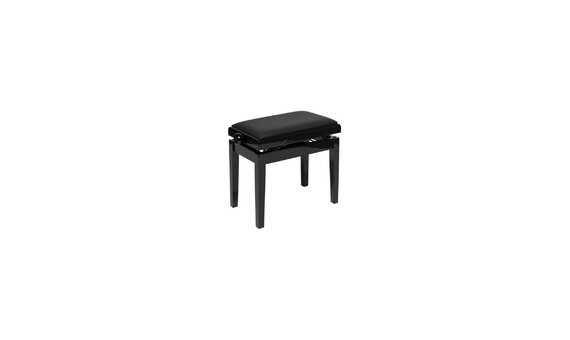 BANQUETA REGULABLE - X24 MADERA NEGRO MATE TAPIZADO TERCIOPELO NEGRO