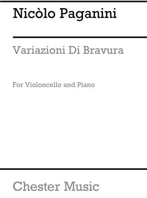 PAGANINI N. - VARIACIONES BRAVURA UNA CUERDA -VIOLONCHELO