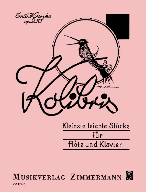 KRONKE E. - COLIBRIS OP.210 FLAUTA