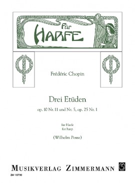 CHOPIN F. - ESTUDIOS OP.10nº11 y nº 5- OP.25 nº 1 ARPA