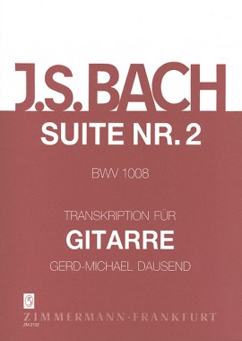 BACH J.S. - SUITE Nº2 - BWV.1008 GUITARRA (ORIG. CHELO)