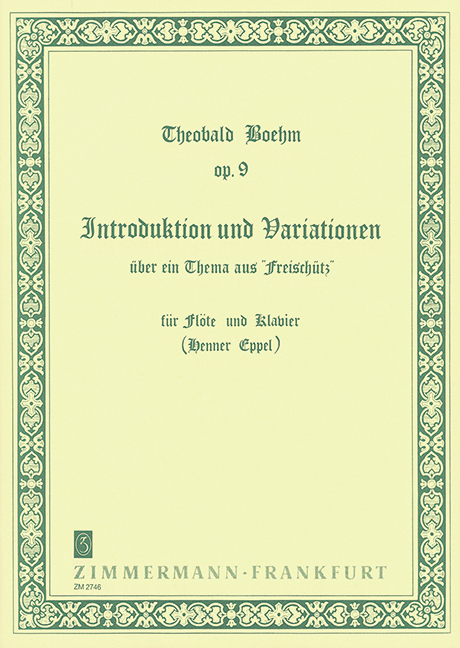 BOEHM C. - INTRODUCCION CON VARIACIONES - OP.9