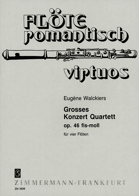 WALCKIERS E. - GRAN CUARTETO DE CONCIERTO FA# m - OP.46