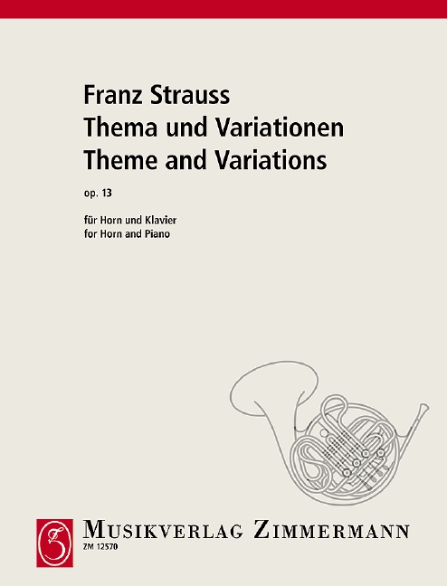STRAUSS F. - TEMA Y VARIACIONES - OP.13