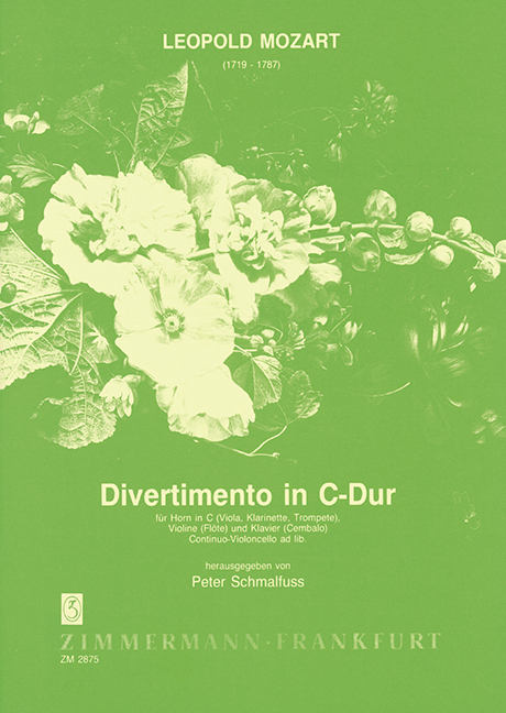 MOZART L. - DIVERTIMENTO DO M TR/V/P -