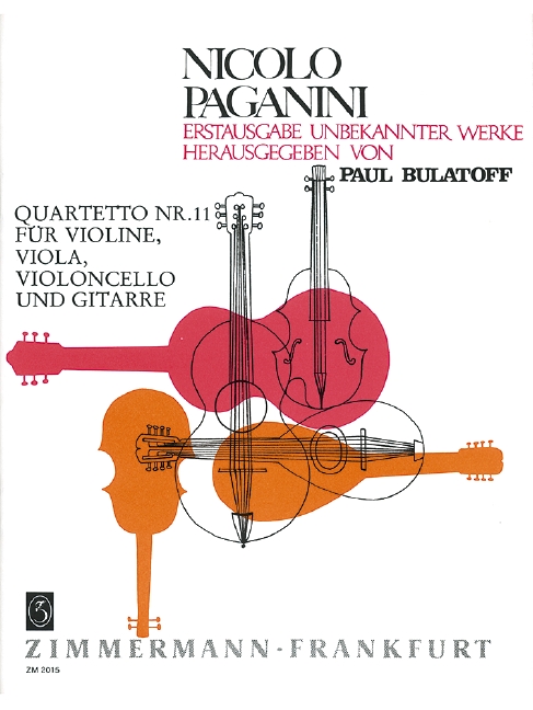 PAGANINI N. - CUARTETO Nº11 (PT) V/VA/VC/G -