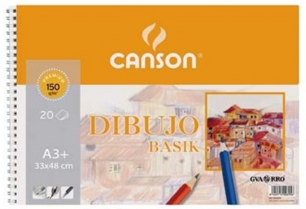 BLOC BASIK DIBUJO 400695 150g.23x33 20h.   iva-4