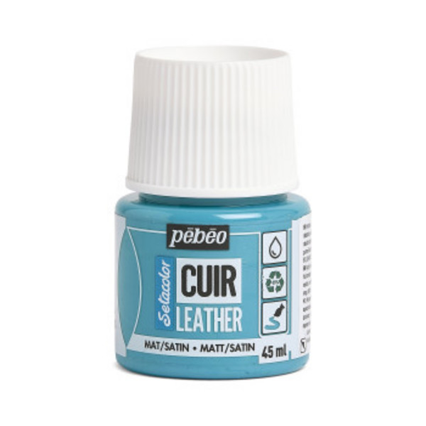 SETACOLOR CUERO 45ml. 13-AZUL TURQUESA