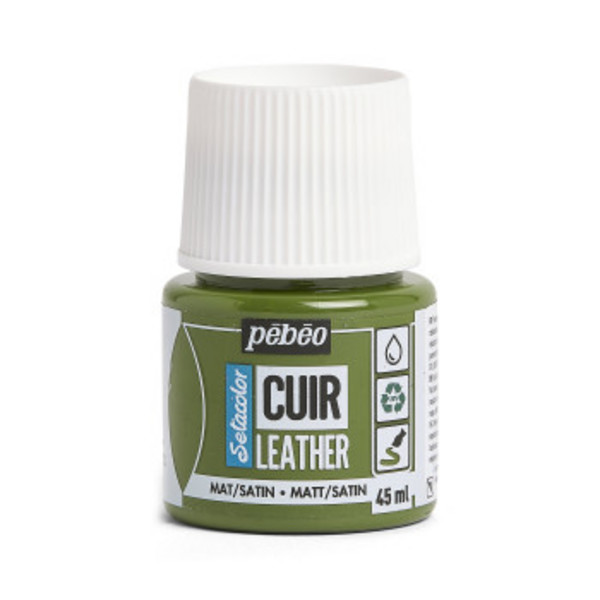 SETACOLOR CUERO 45ml. 17-VERDE CAQUI
