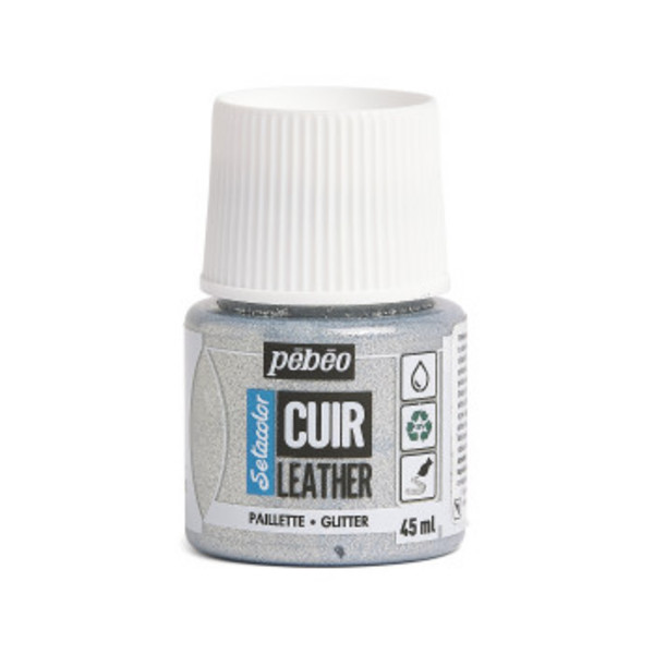 SETACOLOR CUERO 45ml. 36-PURPURINA PLATA