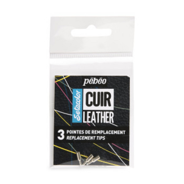 KIT 3 PUNTAS METAL 689-ROTULADOR SETACO.CUERO