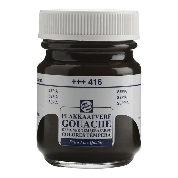 ac GOUACHE TEMPE.TALENS F/50ml. 416-SEPIA