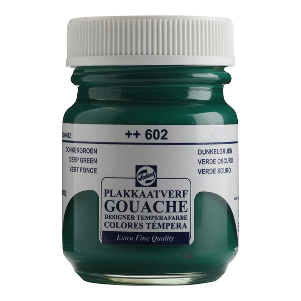ac GOUACHE TEMPE.TALENS F/50ml. 602-VERDE OSCURO