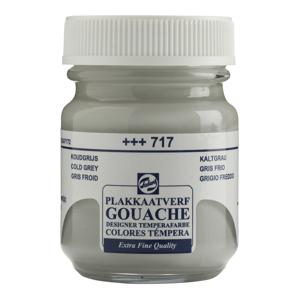 ac GOUACHE TEMPE.TALENS F/50ml. 717-GRIS FRIO