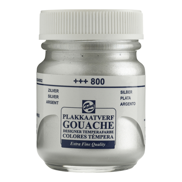 ac GOUACHE TEMPE.TALENS F/50ml. 800-PLATA