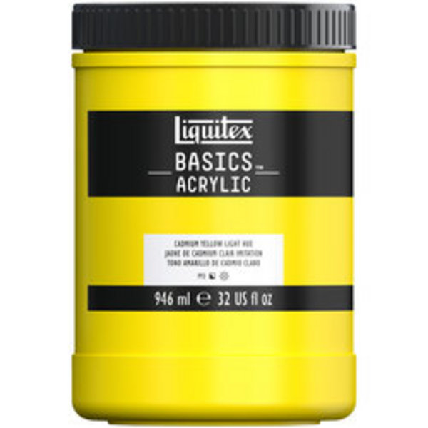 ac LIQUITEX BASICS 946ml.160-AMARILLO DE CADMIO CL