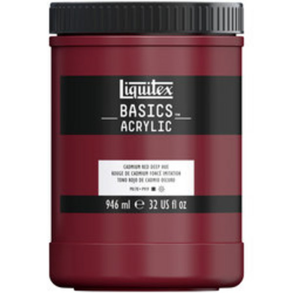 ac LIQUITEX BASICS 946ml.311-TONO ROJO DE CADMIO O