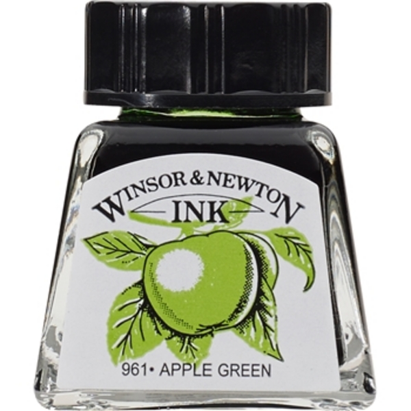 TINTA DIBUJO W&N 14ml.1005011-VERDE MANZANA