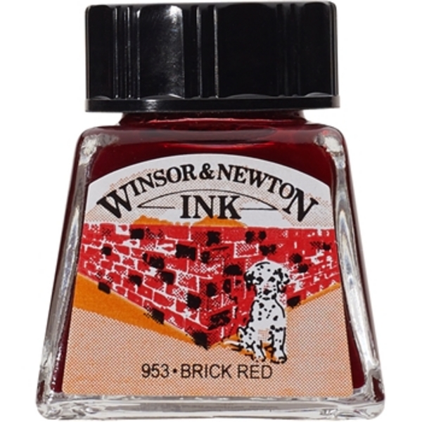 TINTA DIBUJO W&N 14ml.1005040-ROJO LADRILLO