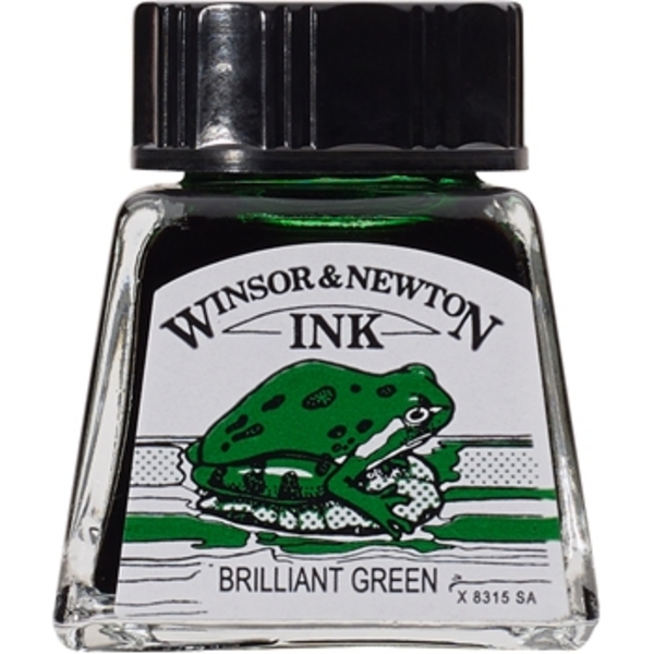 TINTA DIBUJO W&N 14ml.1005046-VERDE BRILLANTE
