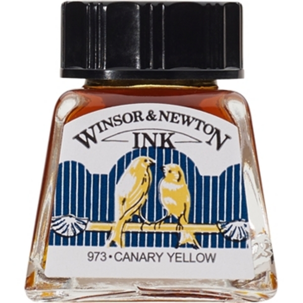TINTA DIBUJO W&N 14ml.1005123-AMARILLO CANARIO