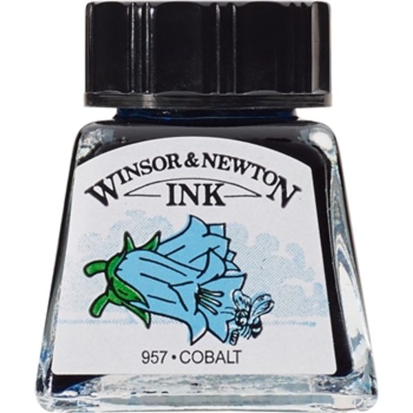 TINTA DIBUJO W&N 14ml.1005176-AZUL COBALTO