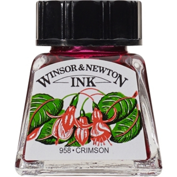 TINTA DIBUJO W&N 14ml.1005203-CARMESI
