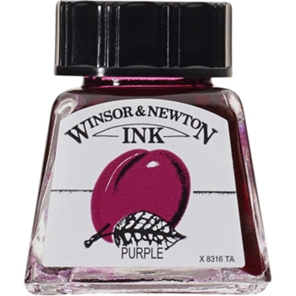 TINTA DIBUJO W&N 14ml.1005542-PURPURA