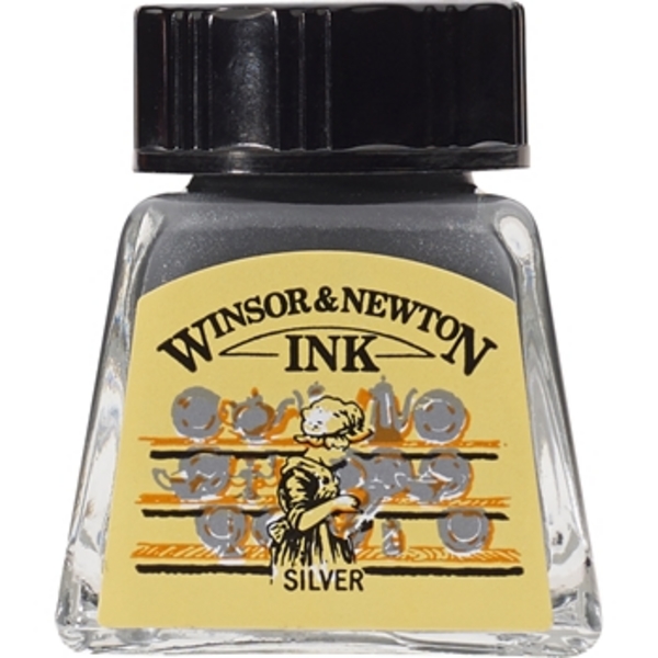 TINTA DIBUJO W&N 14ml.1005617-PLATA
