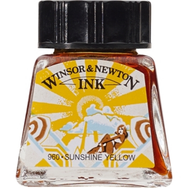 TINTA DIBUJO W&N 14ml.1005633-AMARILLO SOL
