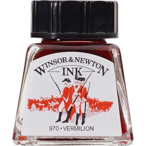 TINTA DIBUJO W&N 14ml.1005680-BERMELLON