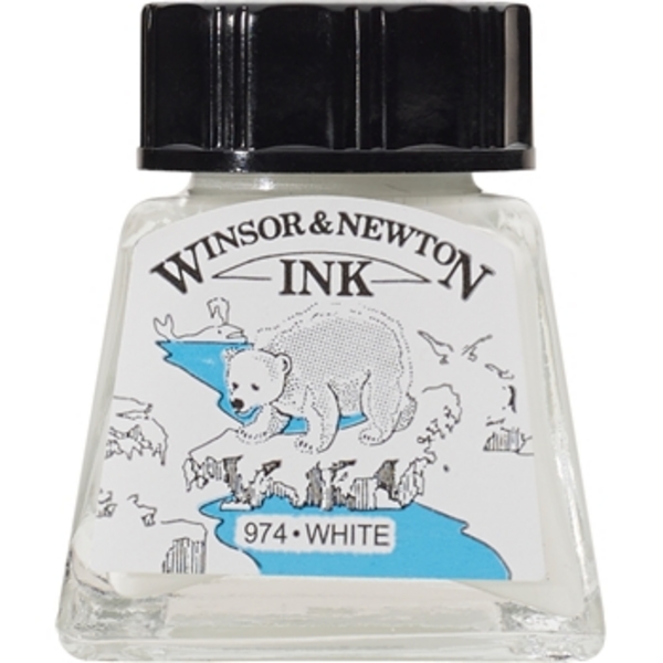 TINTA DIBUJO W&N 14ml.11005702-BLANCO